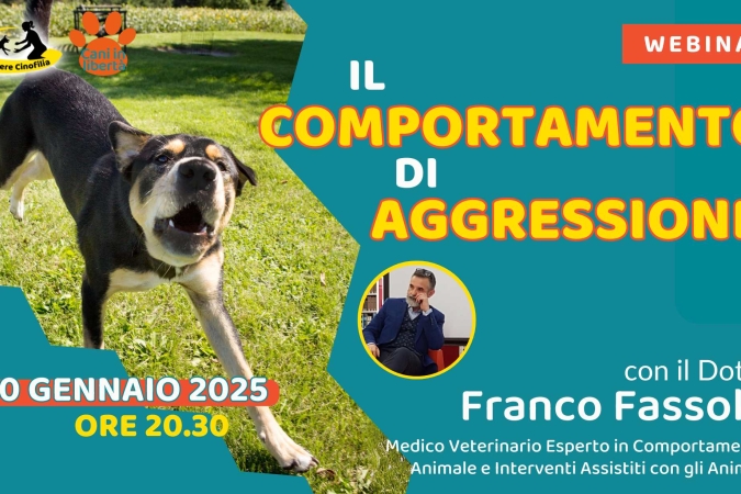 “Il comportamento di aggressione” con il Dott. Franco Fassola